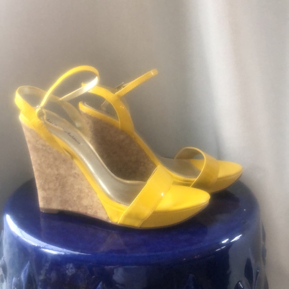 Wedge platform cork summer spring wedding shower buckle sandal Easter Passover - Picture 6 of 11